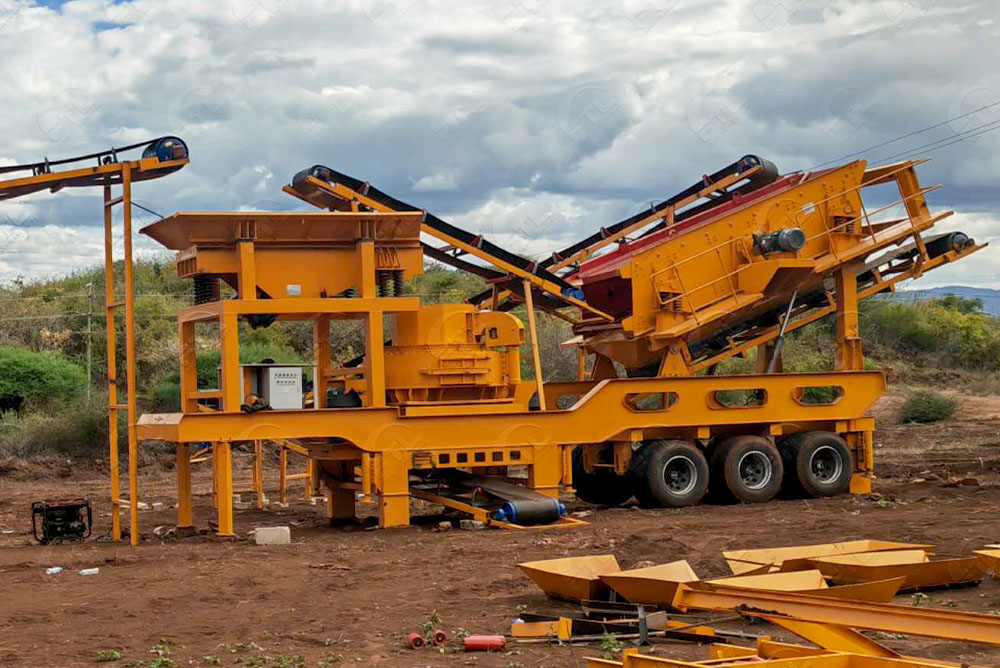 Mobile Crushing Station Plant